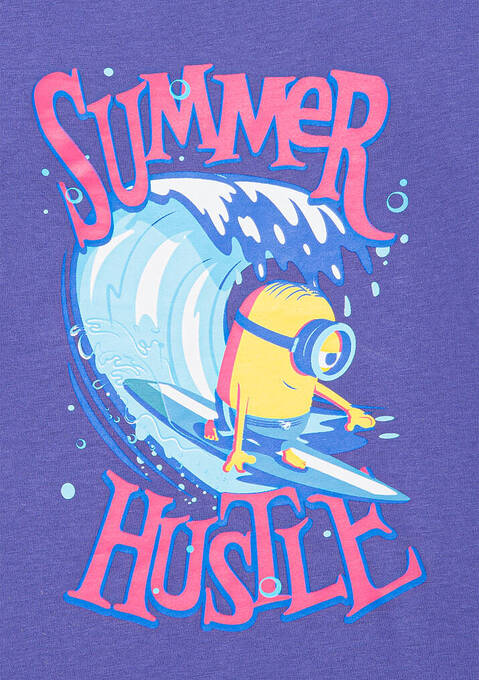 تی شرت آستین کوتاه بچه‌گانه ماوی