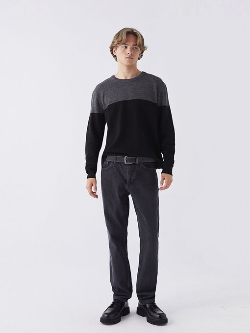 پلیور سیاه پلیور مردانه ال سی وایکیکی