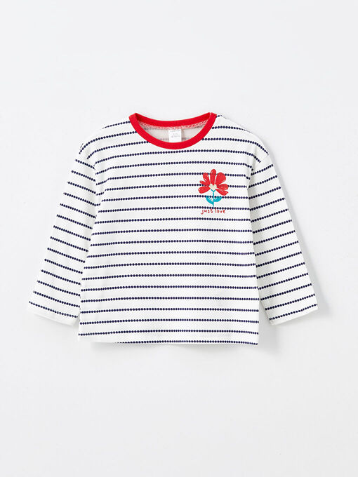 تی شرت آستین بلند بچه‌گانه ال سی وایکیکی