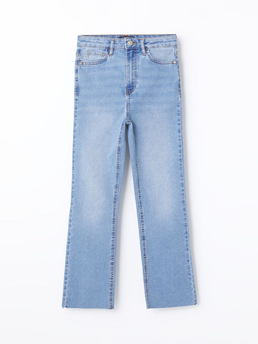 شلوار جین آبی شلوار جین زنانه ال سی وایکیکی