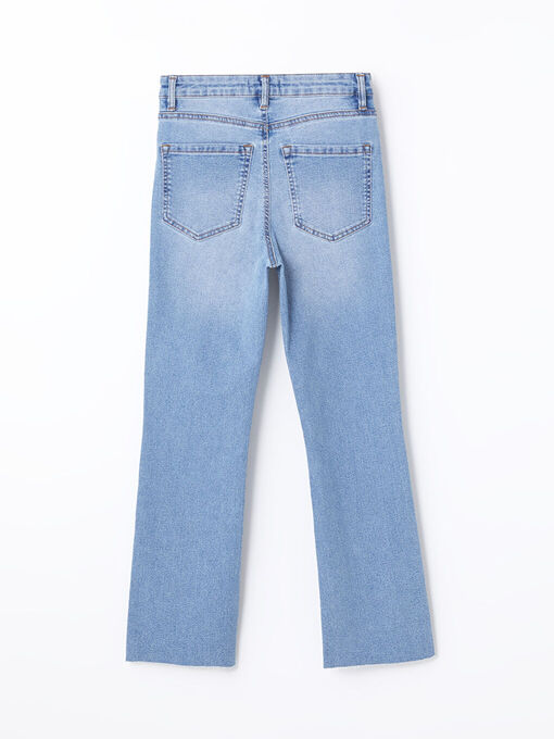 شلوار جین آبی شلوار جین زنانه ال سی وایکیکی