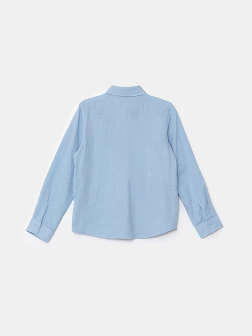 پیراهن آستین بلند آبی پیراهن آستین بلند بچهگانه ال سی وایکیکی