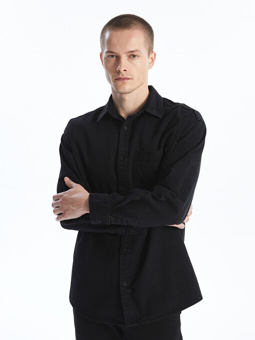 پیراهن آستین بلند مردانه ال سی وایکیکی