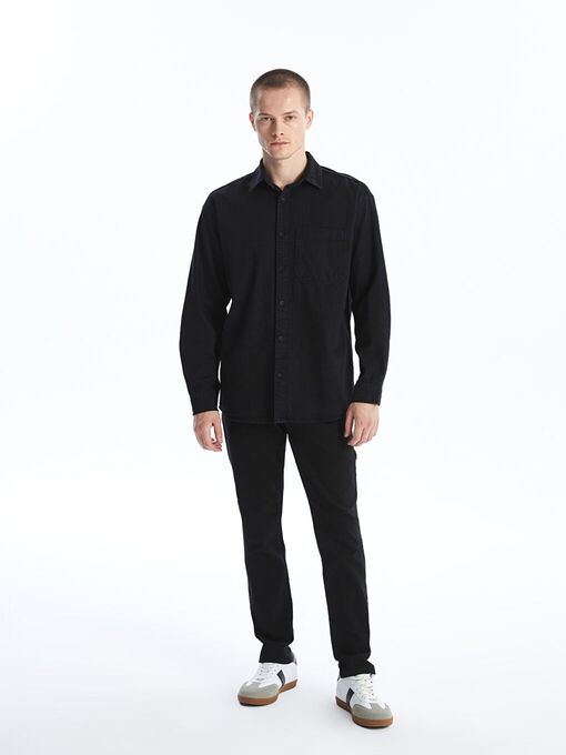 پیراهن آستین بلند مردانه ال سی وایکیکی