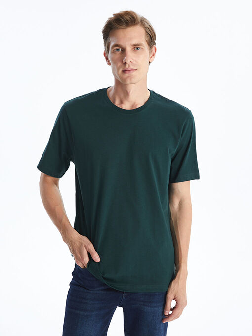 تی شرت آستین کوتاه سبز تی شرت آستین کوتاه مردانه ال سی وایکیکی