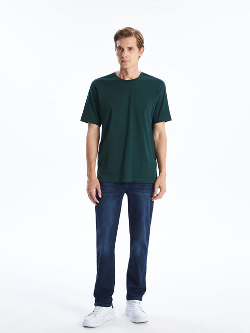 تی شرت آستین کوتاه سبز تی شرت آستین کوتاه مردانه ال سی وایکیکی