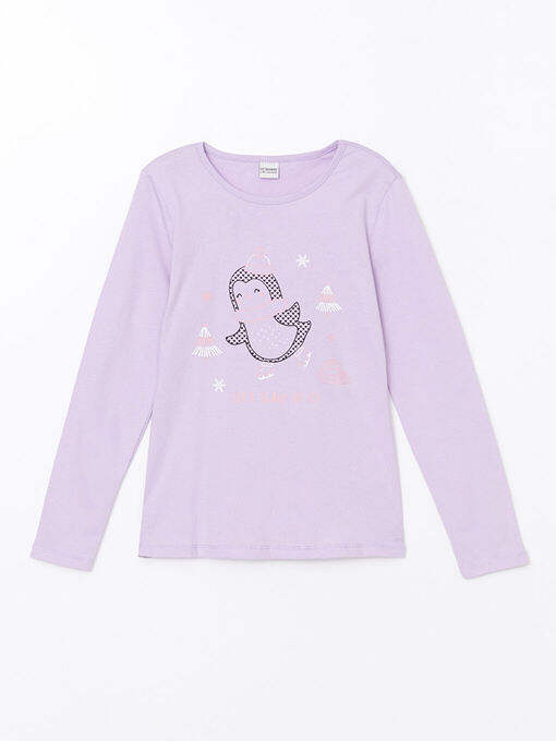 تی شرت آستین بلند بچه‌گانه ال سی وایکیکی