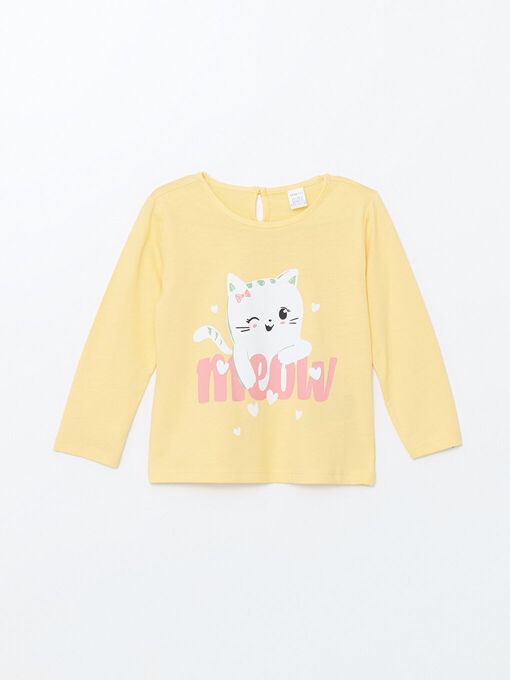 تی شرت آستین بلند بچه‌گانه ال سی وایکیکی