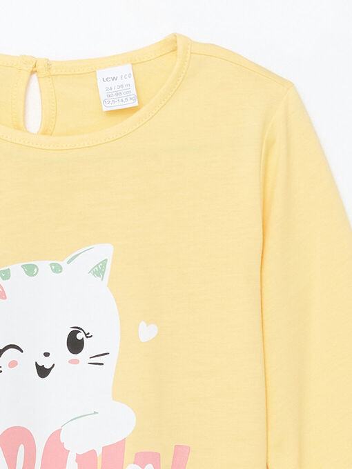 تی شرت آستین بلند بچه‌گانه ال سی وایکیکی