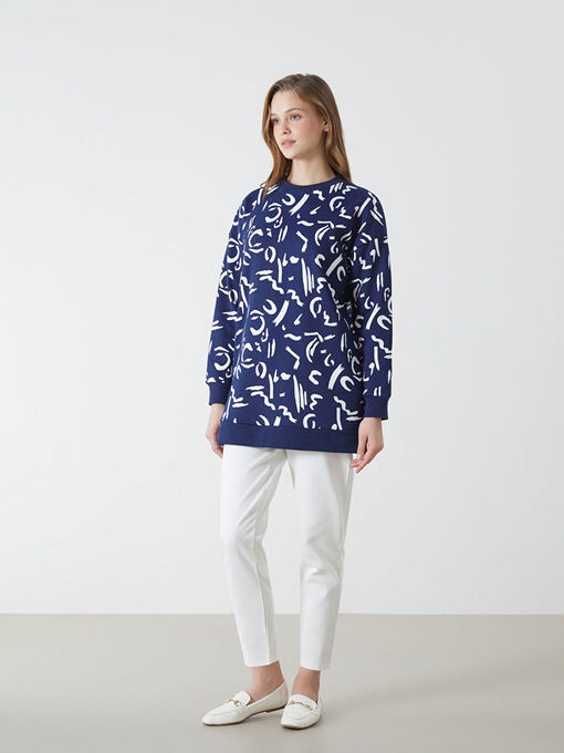 تونیک سرمه ای تونیک زنانه ال سی وایکیکی