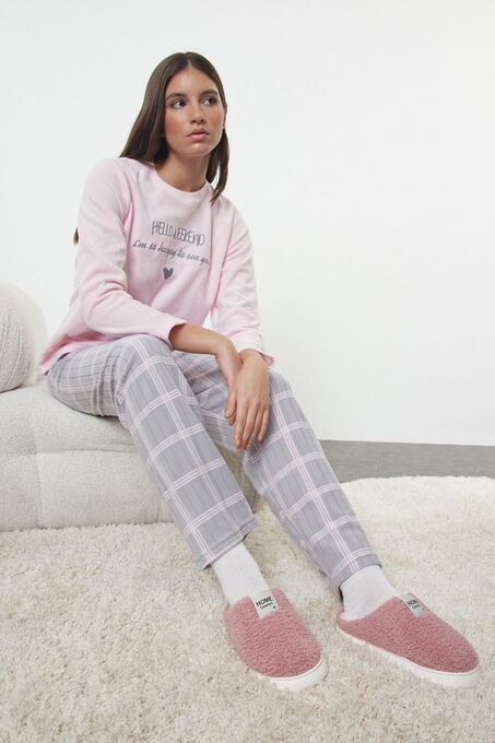 ست لباس راحتی صورتی ست لباس راحتی زنانه  میلا