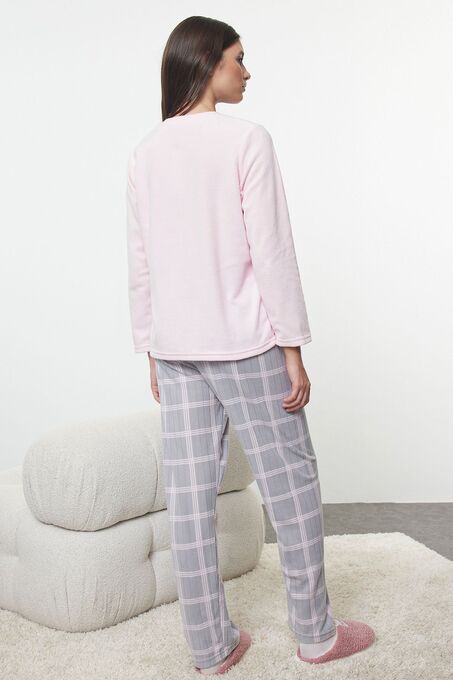 ست لباس راحتی صورتی ست لباس راحتی زنانه  میلا