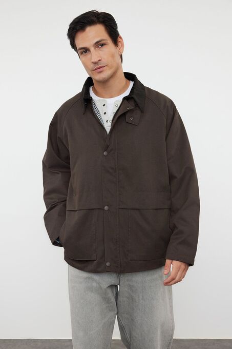 کاپشن قهوه ای کاپشن مردانه ترندیول مَن