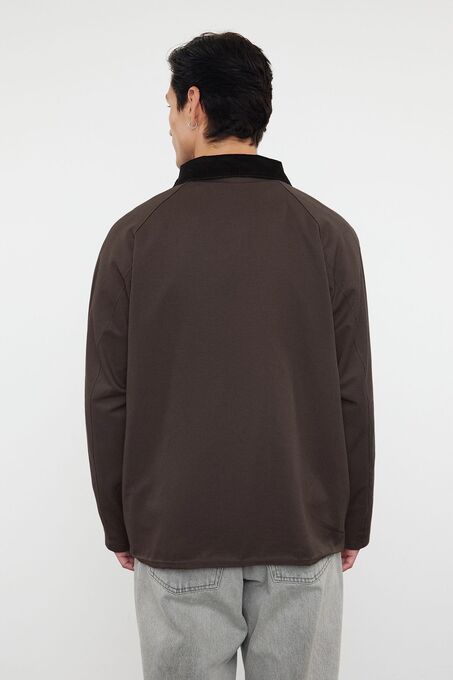 کاپشن قهوه ای کاپشن مردانه ترندیول مَن