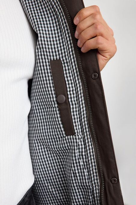 کاپشن قهوه ای کاپشن مردانه ترندیول مَن