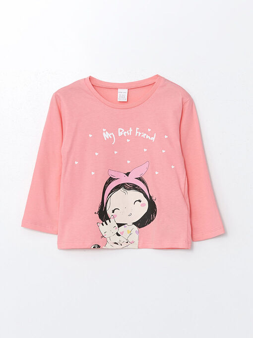 تی شرت آستین بلند بچه‌گانه ال سی وایکیکی