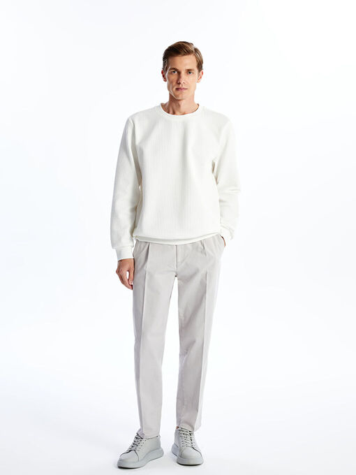 شلوار کتان طوسی شلوار کتان مردانه ال سی وایکیکی