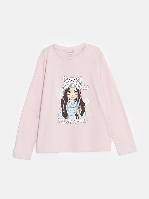 تی شرت آستین بلند بچه‌گانه ال سی وایکیکی