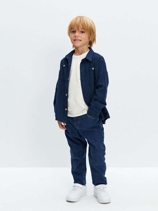 پیراهن آستین بلند بچه‌گانه ال سی وایکیکی