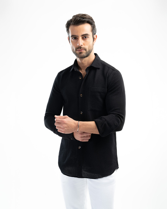 پیراهن آستین بلند مردانه ام کی کالکشن