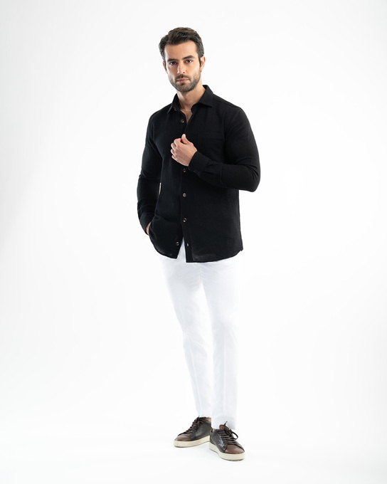 پیراهن آستین بلند مردانه ام کی کالکشن