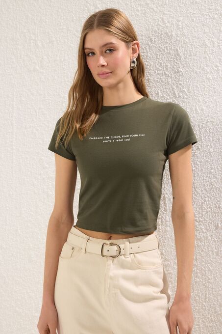 تی شرت آستین کوتاه زنانه  ترندیول  میلا