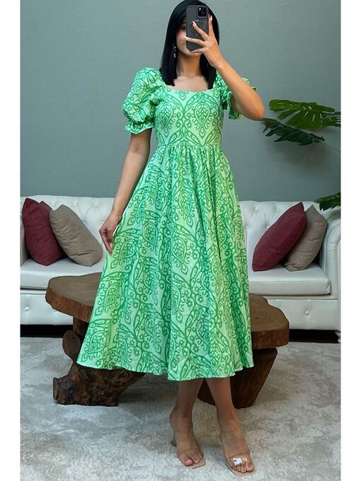 پیراهن رسمی سبز پیراهن رسمی زنانه ال سی وایکیکی