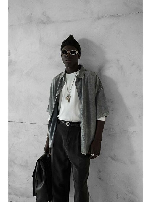 پیراهن آستین کوتاه مردانه ال سی وایکیکی