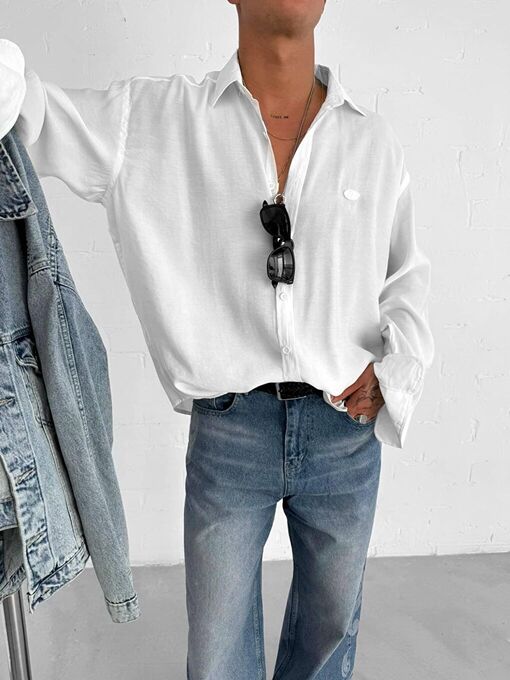 پیراهن آستین بلند مردانه ال سی وایکیکی