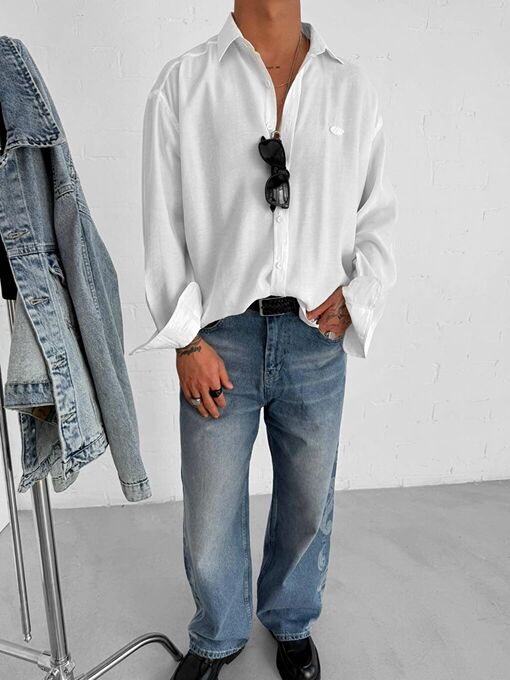 پیراهن آستین بلند مردانه ال سی وایکیکی