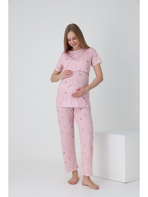 پیراهن بارداری صورتی پیراهن بارداری زنانه ال سی وایکیکی