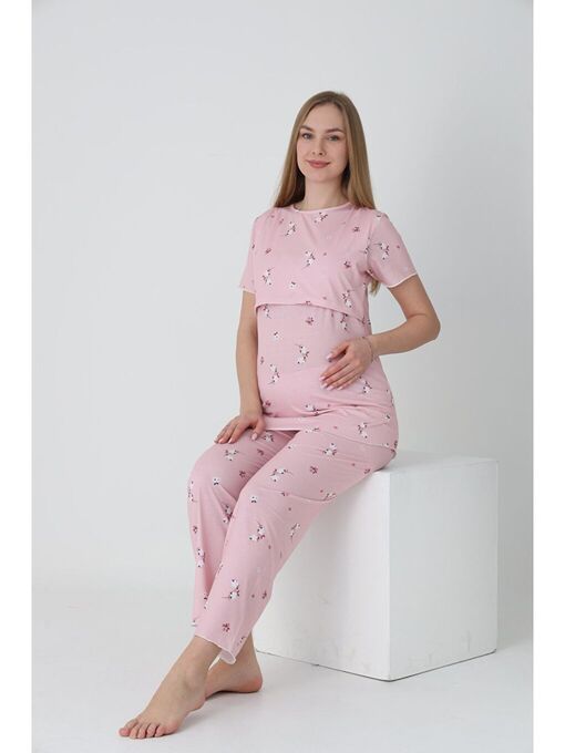 پیراهن بارداری صورتی پیراهن بارداری زنانه ال سی وایکیکی