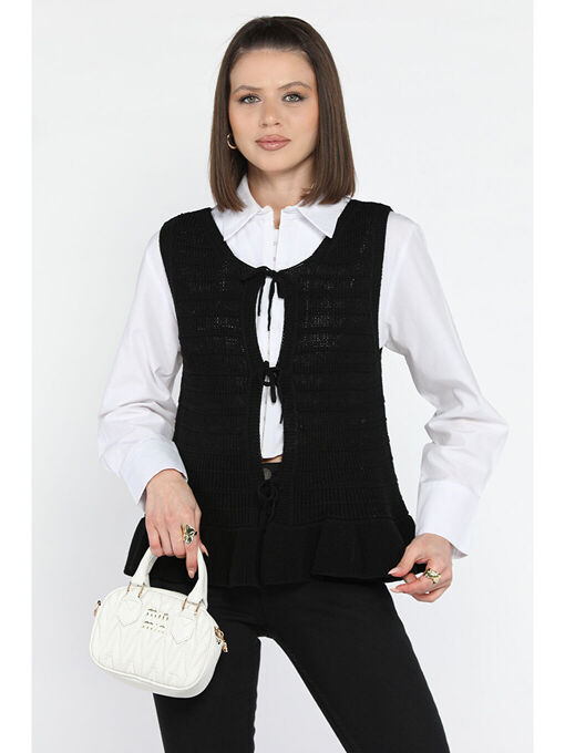 جلیقه رسمی سیاه جلیقه رسمی زنانه ال سی وایکیکی