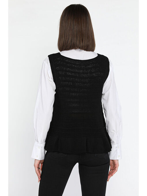 جلیقه رسمی سیاه جلیقه رسمی زنانه ال سی وایکیکی