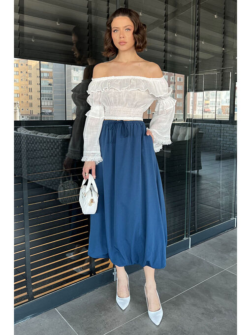 دامن بلند زنانه ال سی وایکیکی