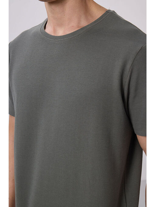 تی شرت آستین کوتاه طوسی تی شرت آستین کوتاه مردانه ال سی وایکیکی