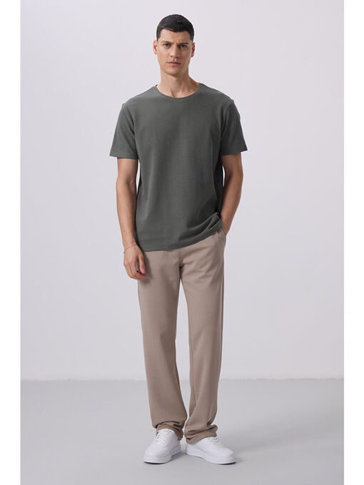 تی شرت آستین کوتاه طوسی تی شرت آستین کوتاه مردانه ال سی وایکیکی