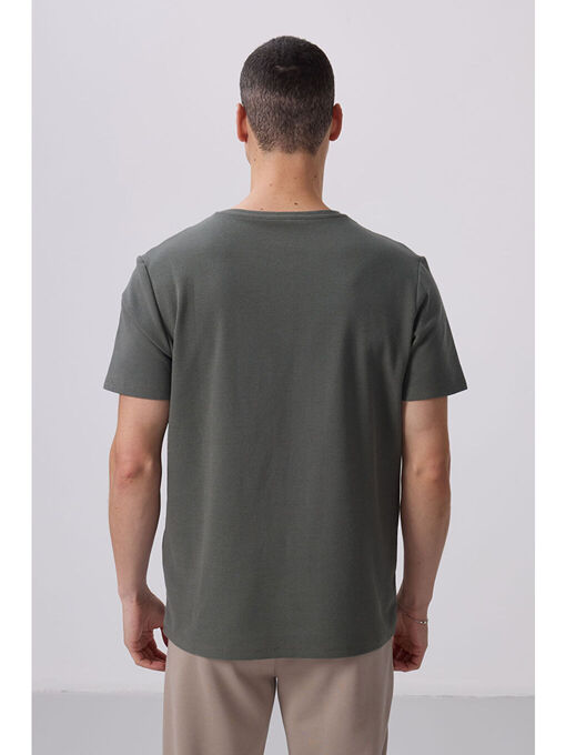 تی شرت آستین کوتاه طوسی تی شرت آستین کوتاه مردانه ال سی وایکیکی