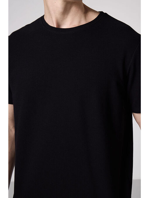 تی شرت آستین کوتاه سیاه تی شرت آستین کوتاه مردانه ال سی وایکیکی