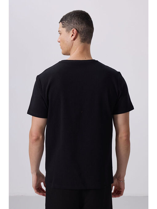 تی شرت آستین کوتاه سیاه تی شرت آستین کوتاه مردانه ال سی وایکیکی