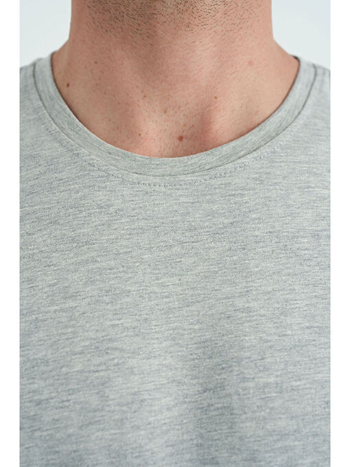 تی شرت آستین کوتاه طوسی تی شرت آستین کوتاه مردانه ال سی وایکیکی