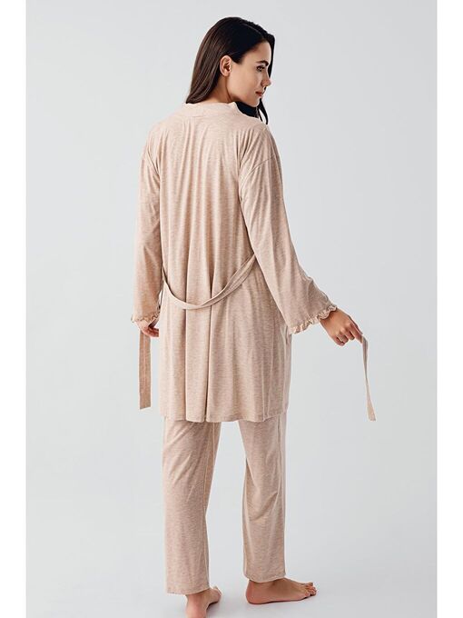 پیراهن بارداری کرم پیراهن بارداری زنانه ال سی وایکیکی