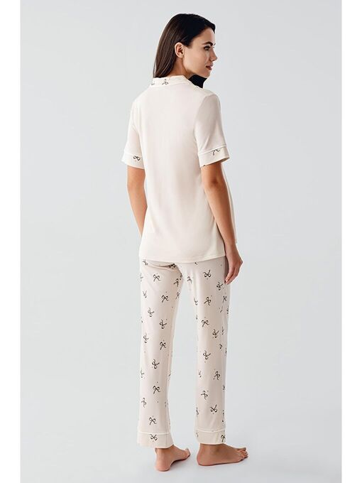 پیراهن بارداری کرم پیراهن بارداری زنانه ال سی وایکیکی