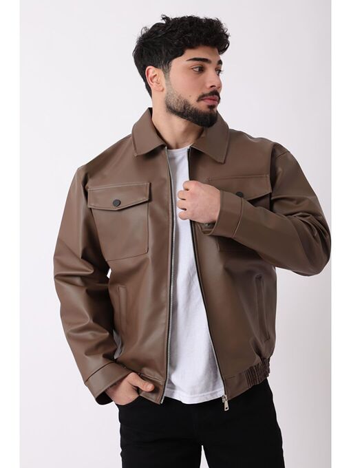 کاپشن چرم مردانه ال سی وایکیکی