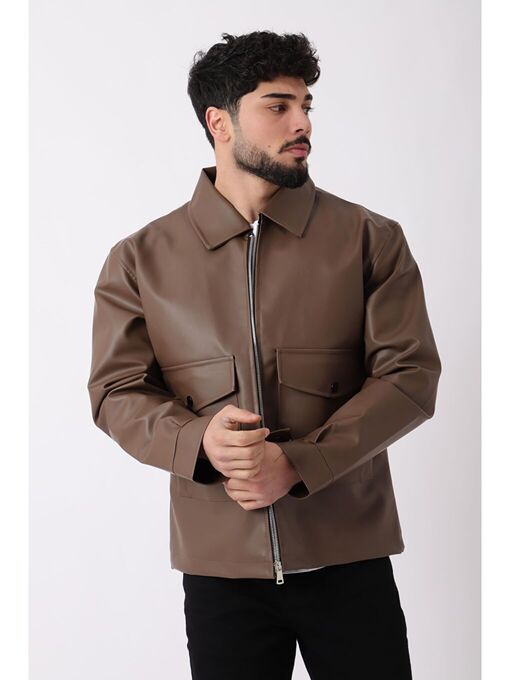 کاپشن چرم مردانه ال سی وایکیکی