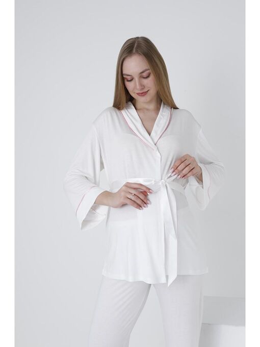 پیراهن بارداری سفید پیراهن بارداری زنانه ال سی وایکیکی