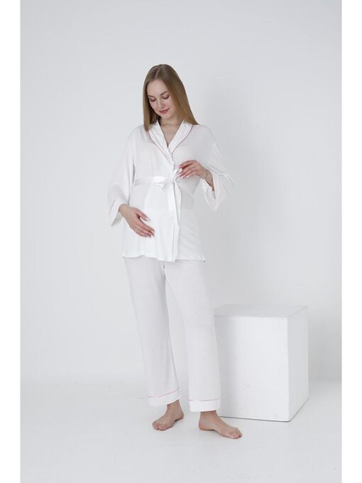 پیراهن بارداری سفید پیراهن بارداری زنانه ال سی وایکیکی