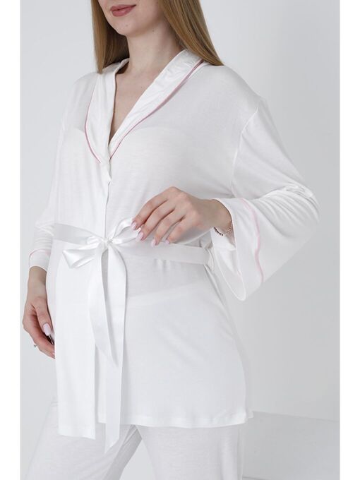 پیراهن بارداری سفید پیراهن بارداری زنانه ال سی وایکیکی