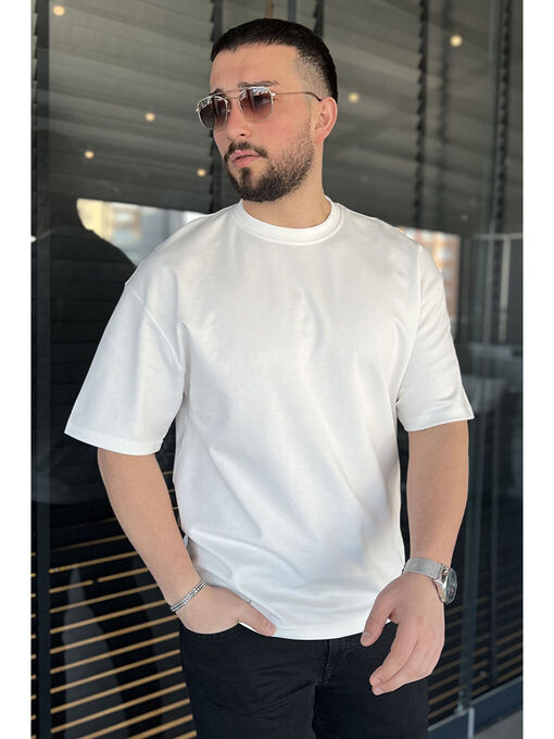 تی شرت آستین کوتاه سفید تی شرت آستین کوتاه مردانه ال سی وایکیکی