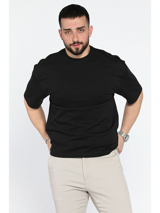 تی شرت آستین کوتاه سیاه تی شرت آستین کوتاه مردانه ال سی وایکیکی